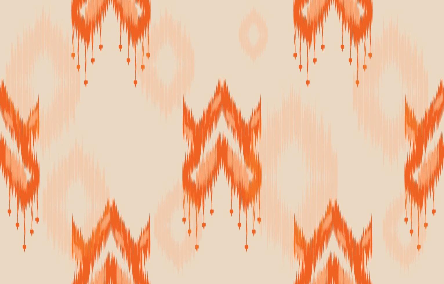 fabric ikat seamless pattern geometric ethnic traditional embroidery style.Design for background,carpet,mat,sarong,clothing,Vector illustration. vector