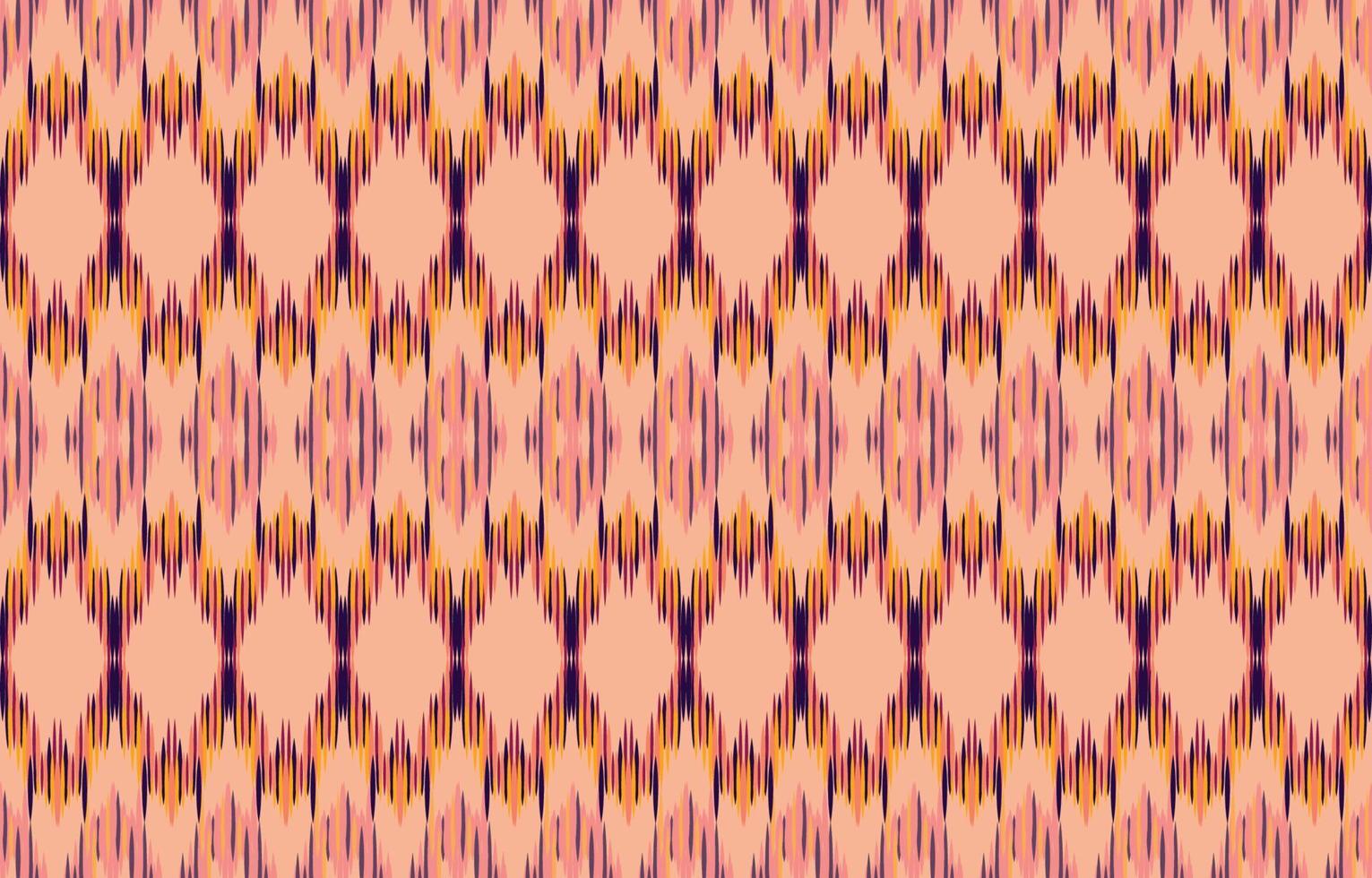 fabric ikat seamless pattern geometric ethnic traditional embroidery style.Design for background,carpet,mat,sarong,clothing,Vector illustration. vector