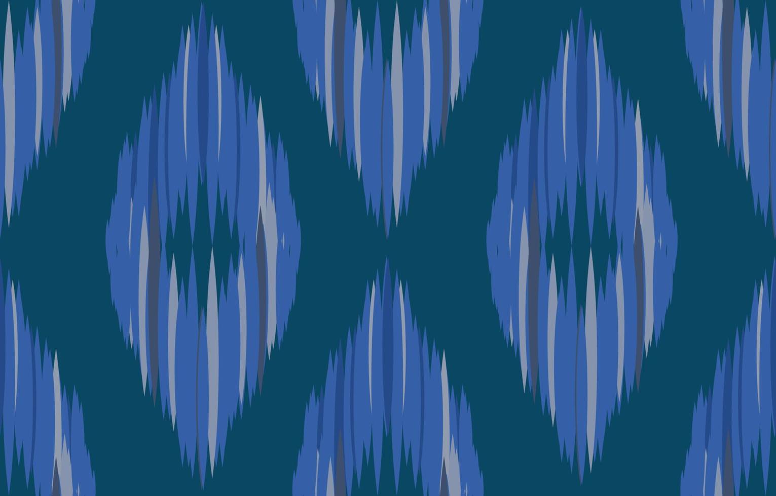 fabric ikat seamless pattern geometric ethnic traditional embroidery style.Design for background,carpet,mat,sarong,clothing,Vector illustration. vector