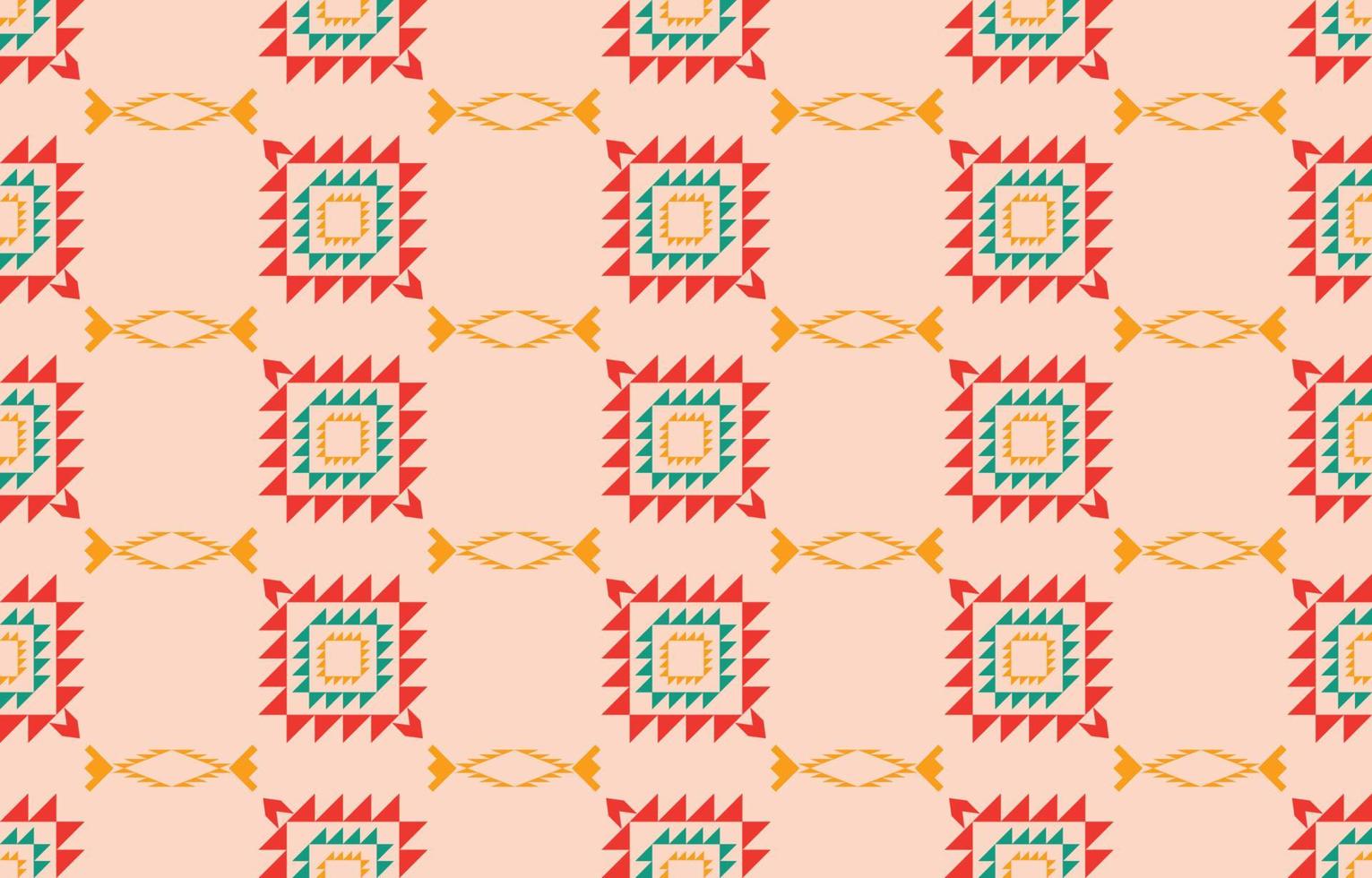 tejido navajo de patrones sin fisuras geométrico tribal étnico fondo tradicional, elementos de diseño nativo americano, diseño para alfombra, papel pintado, ropa, alfombra, interior, bordado de ilustración vectorial. vector