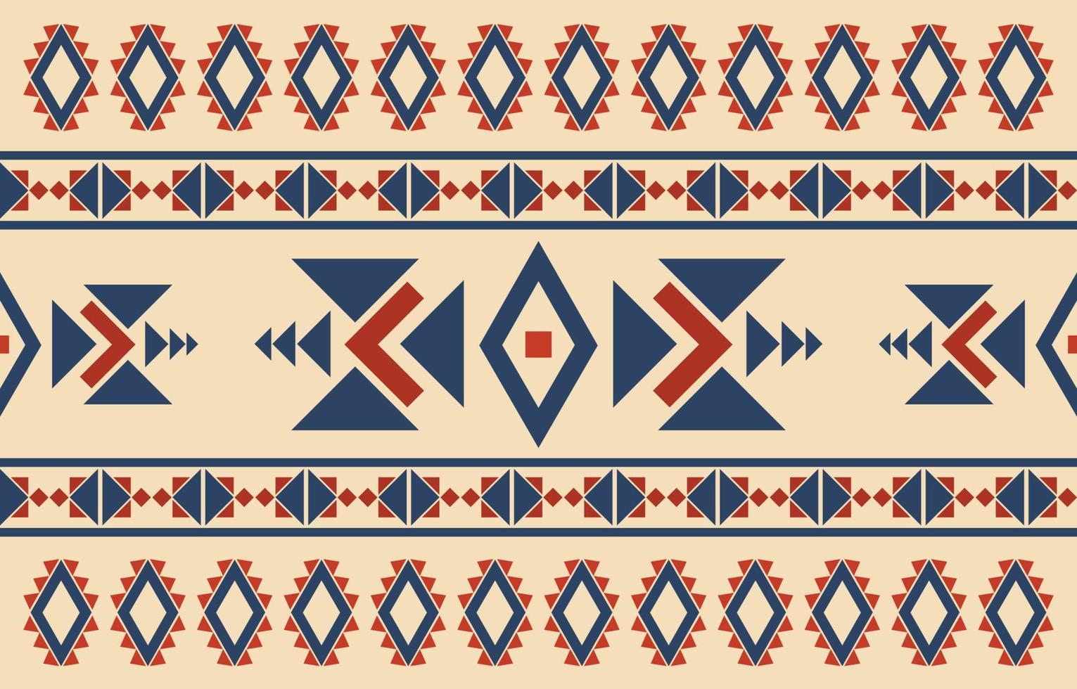 tejido de patrones sin fisuras geométrico tribal étnico fondo tradicional, elementos de diseño nativo americano, diseño para alfombra, papel pintado, ropa, envoltura, alfombra, interior, bordado de ilustración vectorial. vector