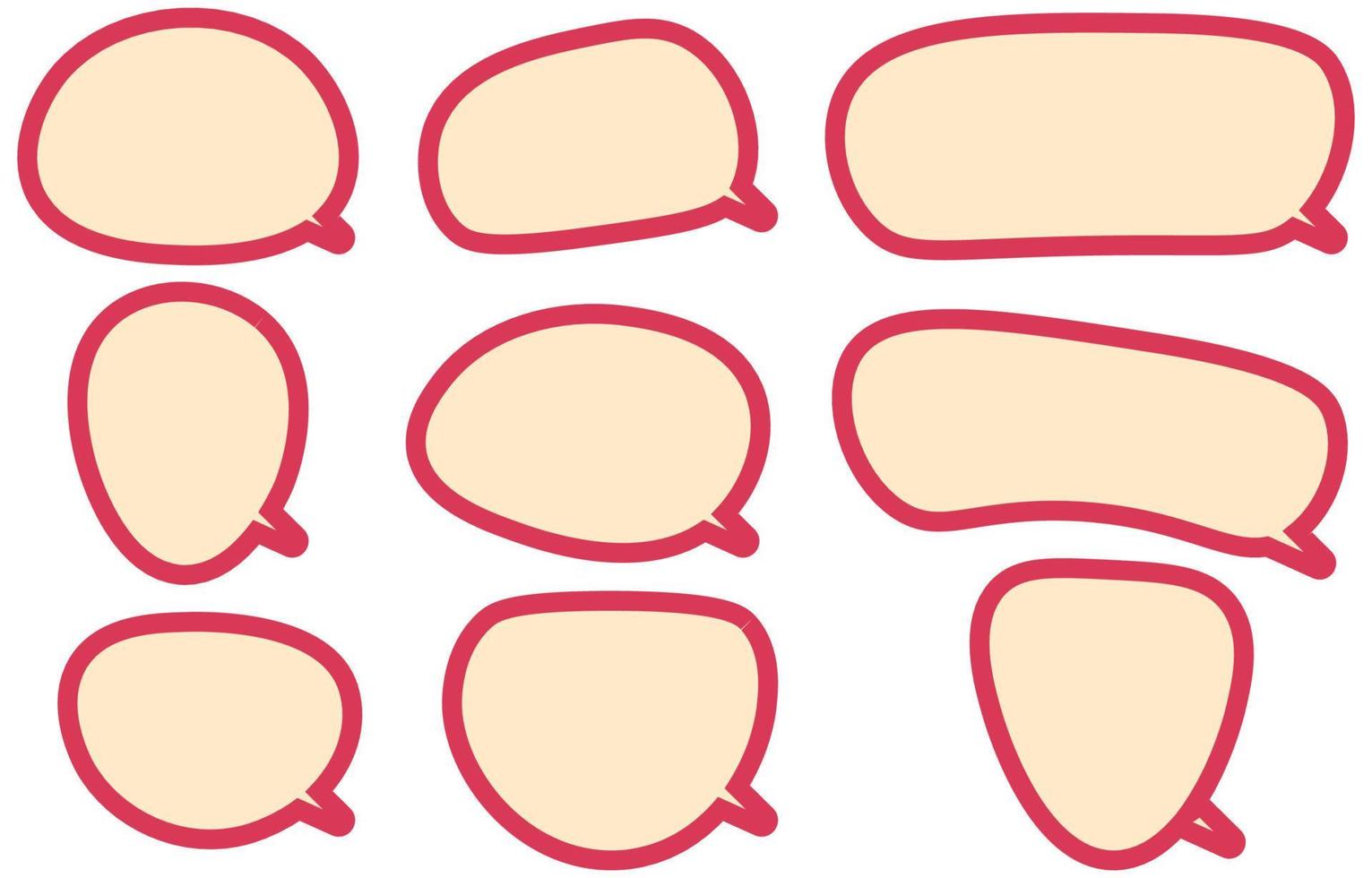 Set speech bubbles on white background. chat box or chat vector square message or communication icon Cloud speaking for comics and comics message dialog