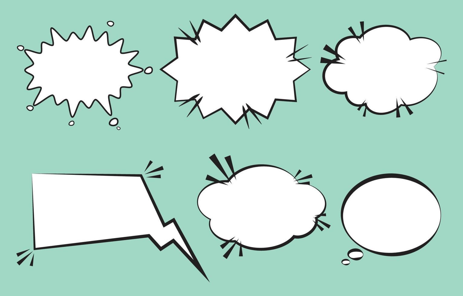 Set speech bubbles on blue background. chat box or chat vector square message or communication icon Cloud speaking for comics and comics message dialog