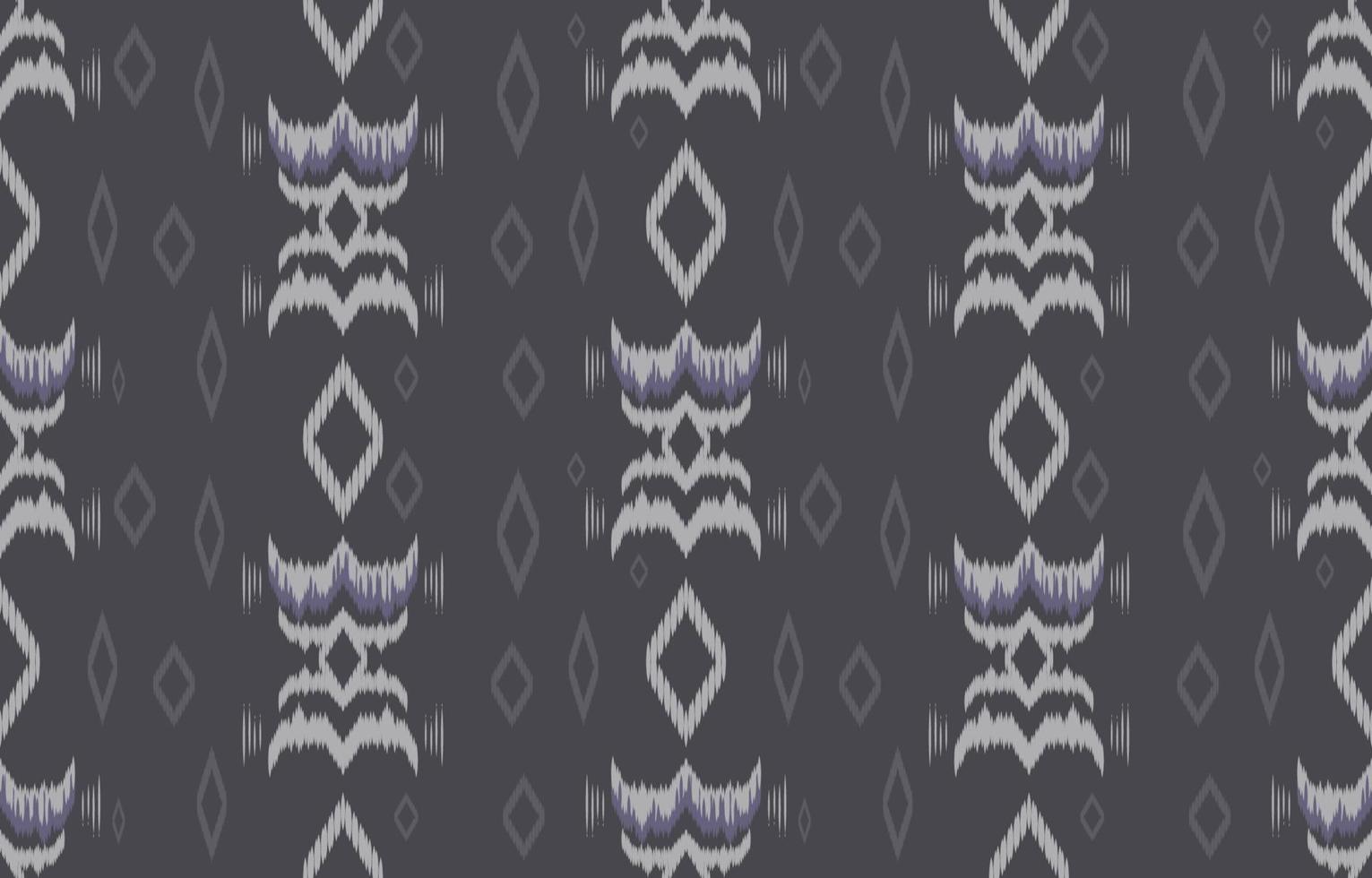 fabric ikat seamless pattern geometric ethnic traditional embroidery style.Design for background,carpet,mat,sarong,clothing,Vector illustration. vector