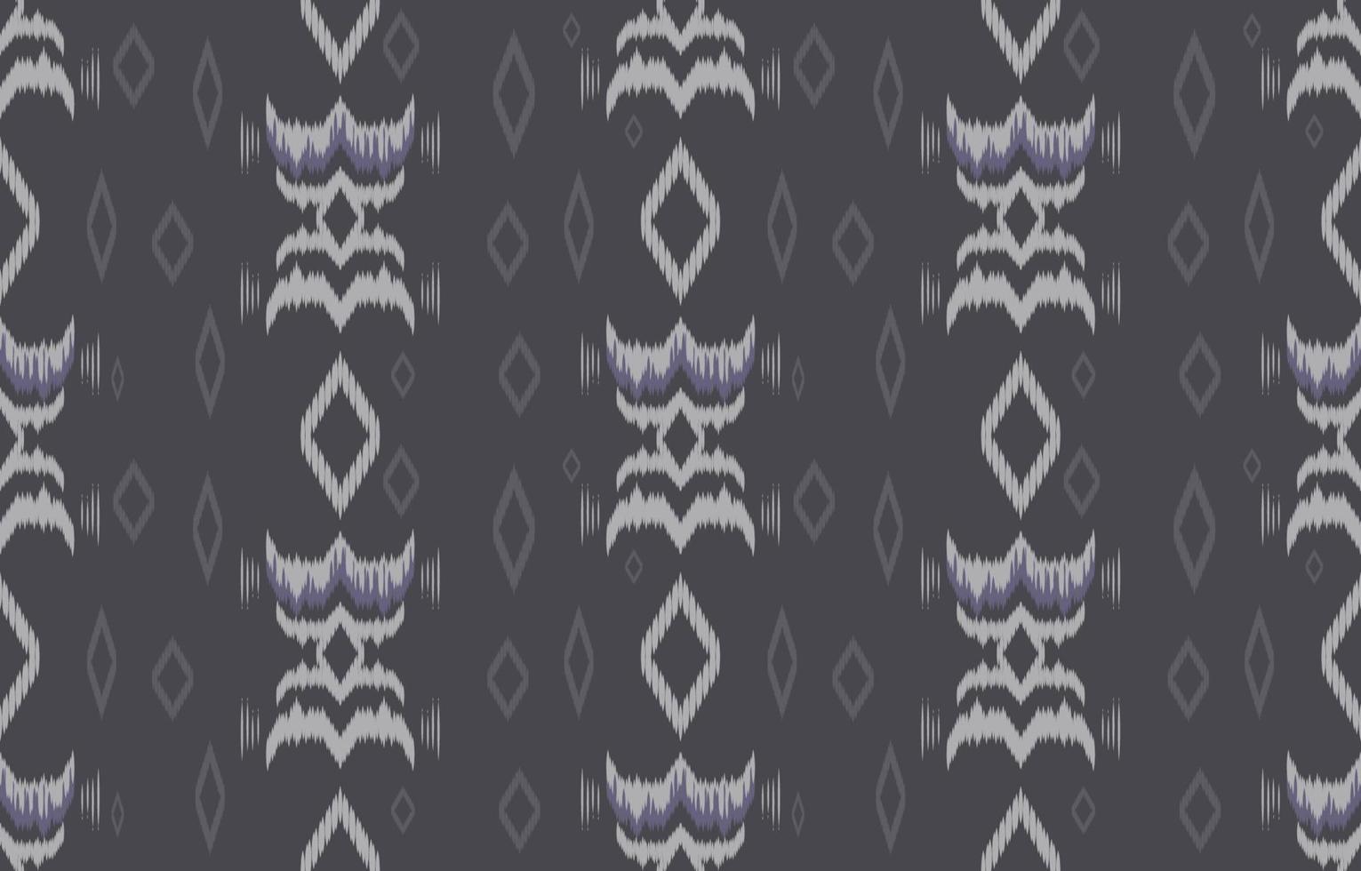 fabric ikat seamless pattern geometric ethnic traditional embroidery style.Design for background,carpet,mat,sarong,clothing,Vector illustration. vector