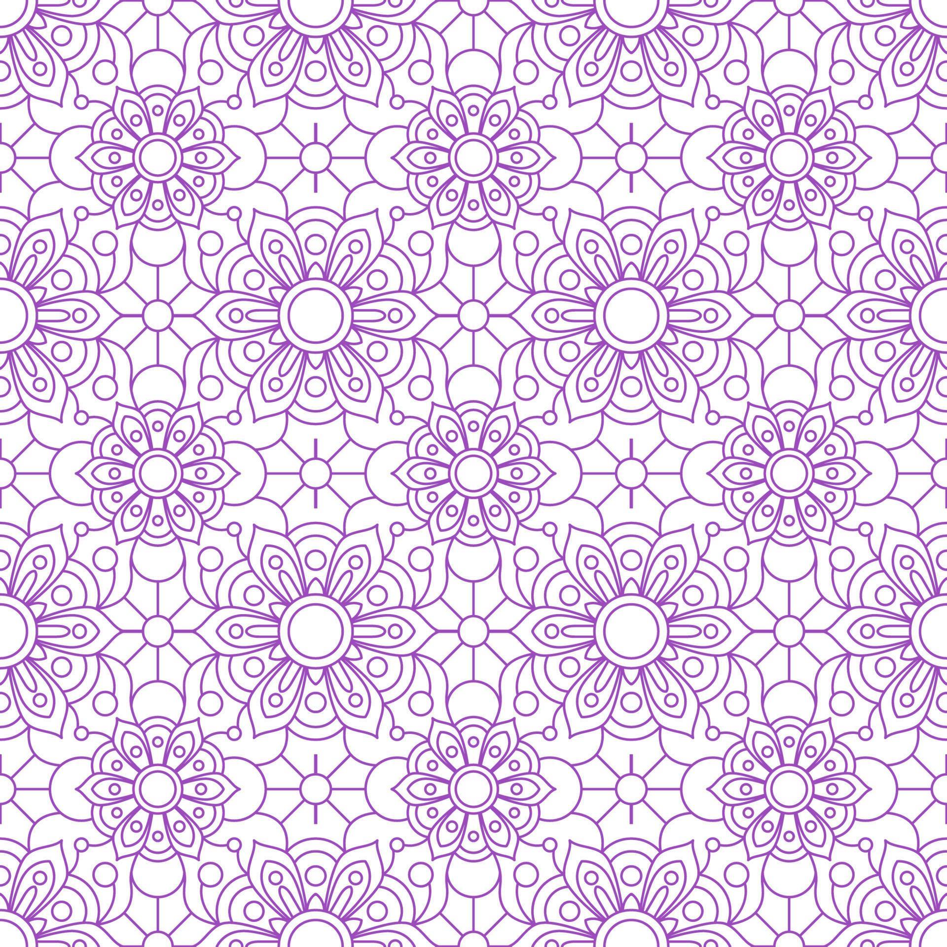 Mandala Seamless Pattern 7385310 Vector Art at Vecteezy