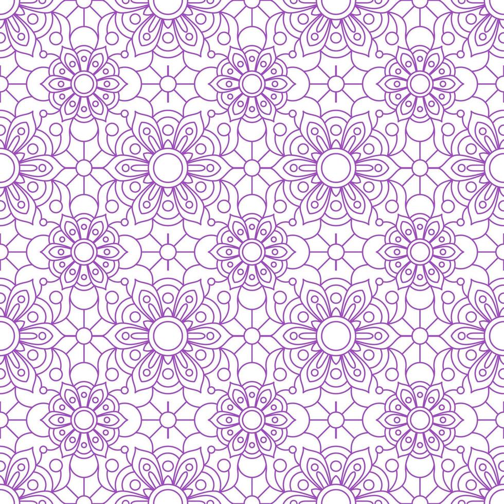 Mandala Seamless Pattern vector