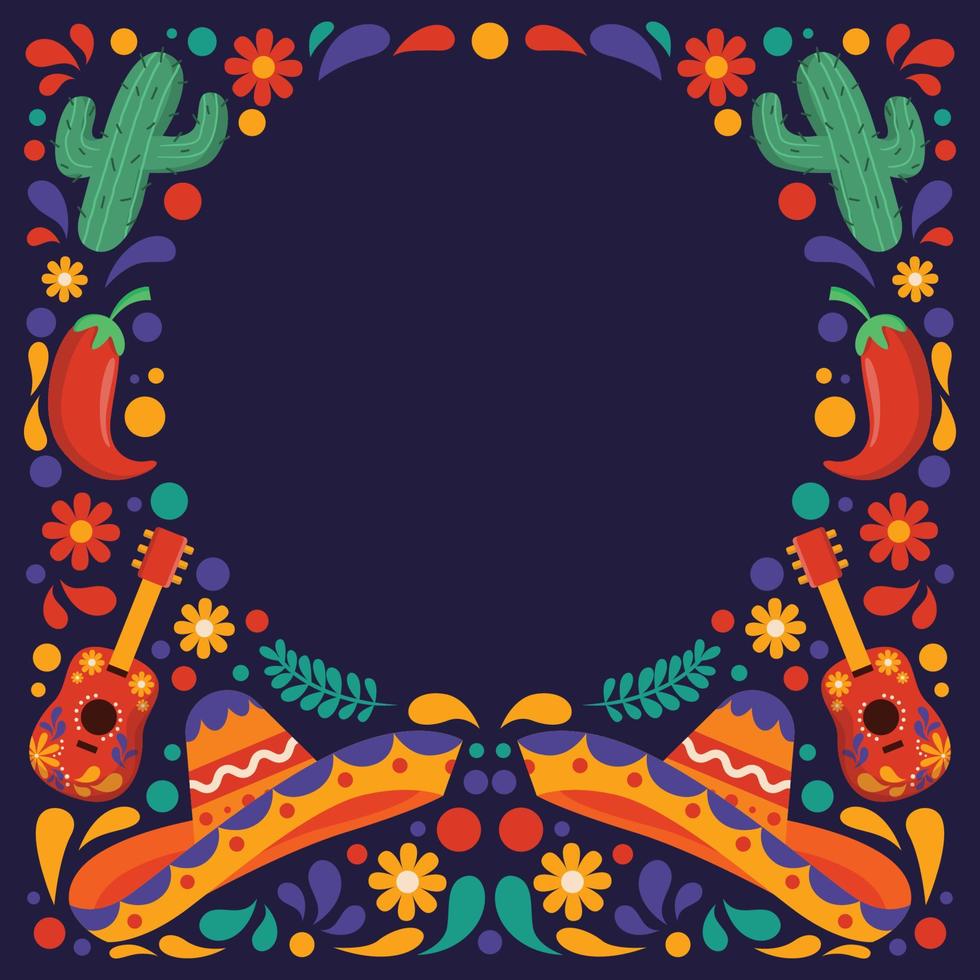 diseño de fondo cinco de mayo vector