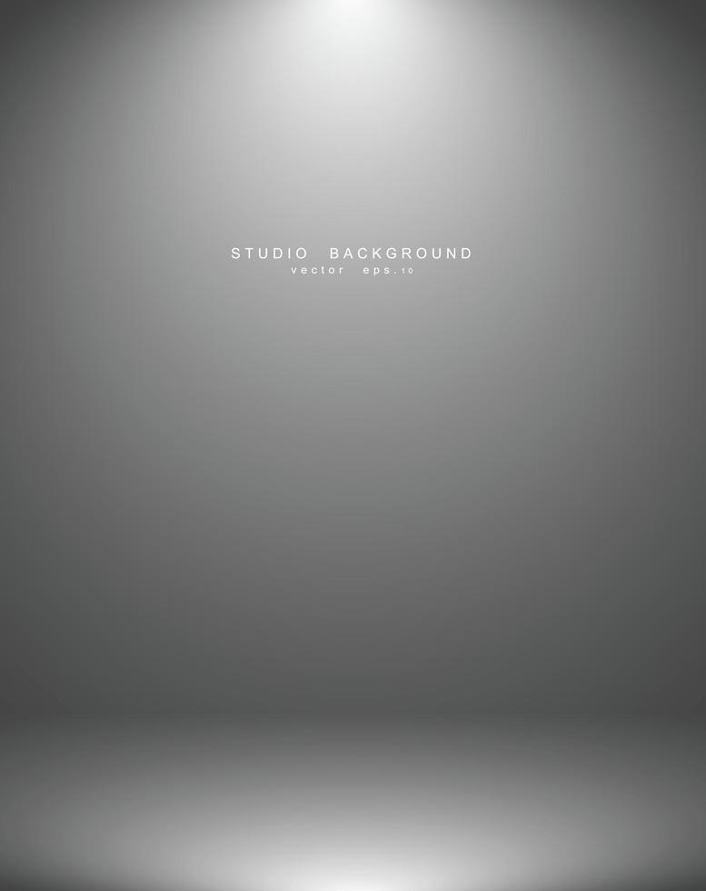 Studio room background vector