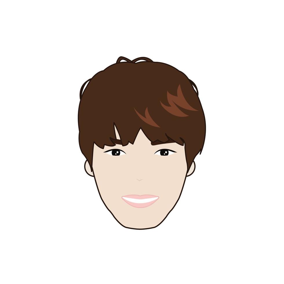 Cartoon cute character. Vector illustration