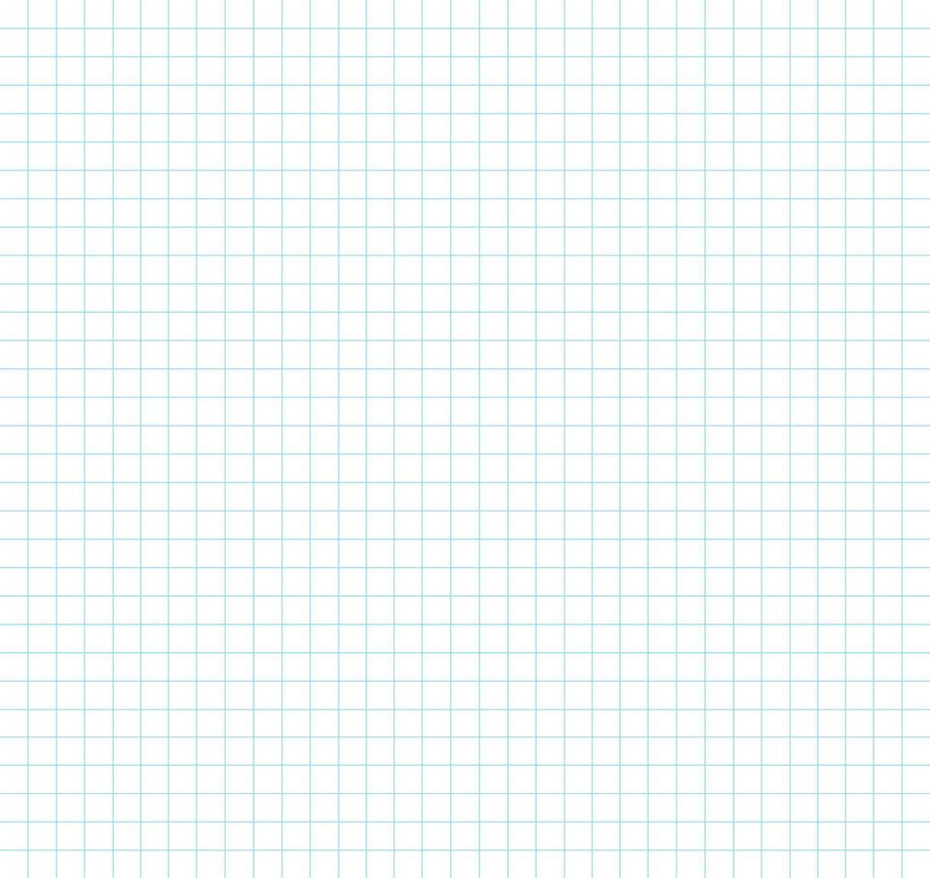 Notebook paper texture, clean squared blank sheet vector