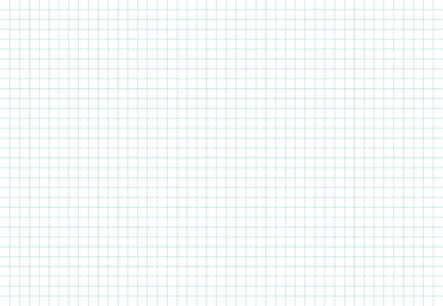 Notebook paper texture, clean squared blank sheet vector