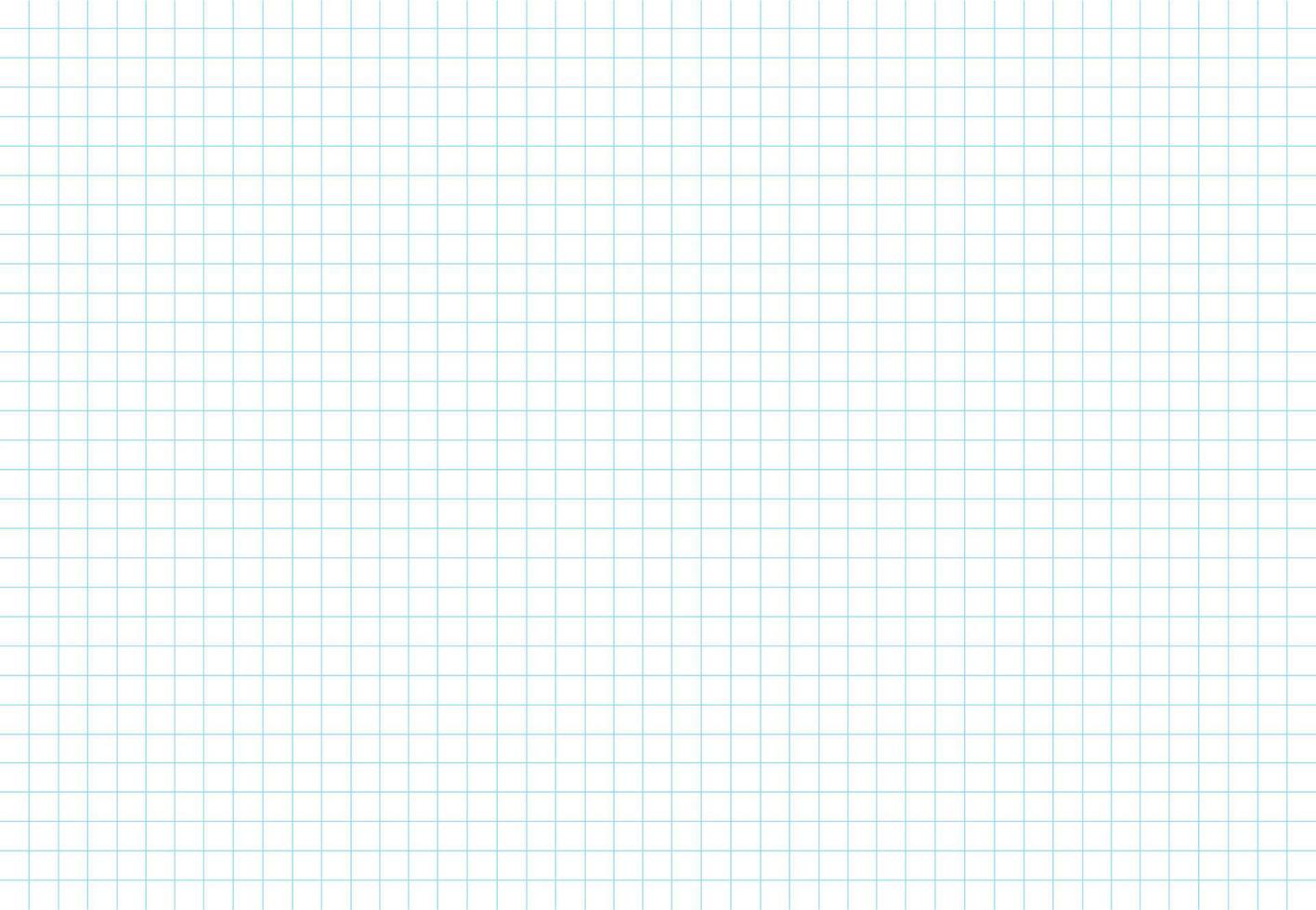 Notebook paper texture, clean squared blank sheet vector