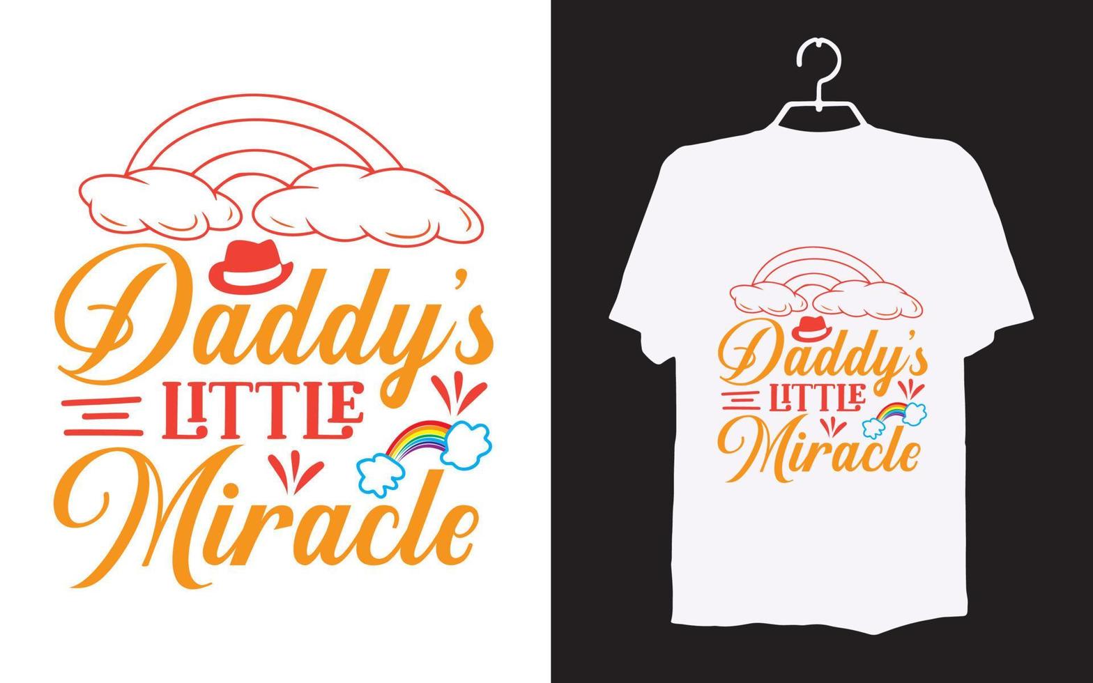 rainbow t-shirt design vector