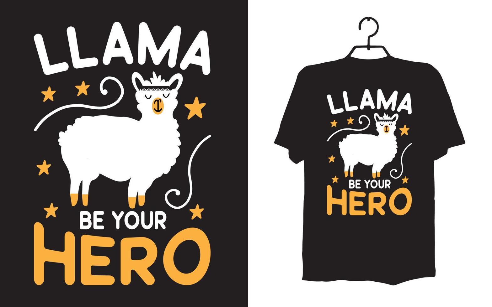 Print llama t shirt designs vector
