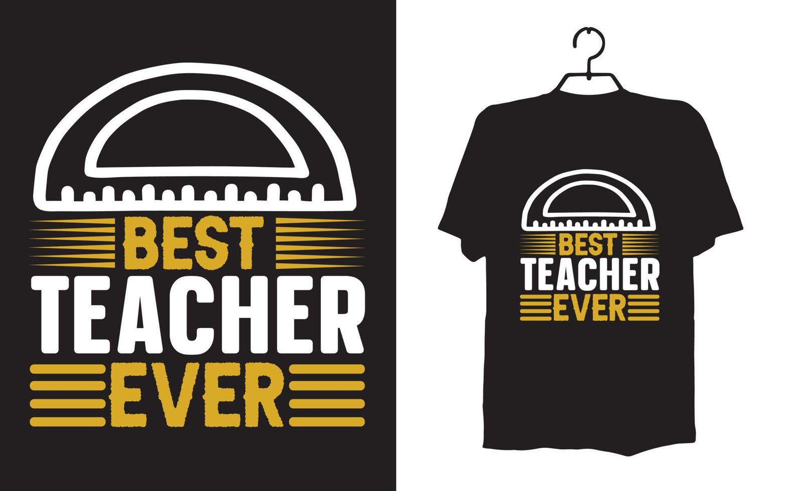 Print teacher t-shirt designs vector