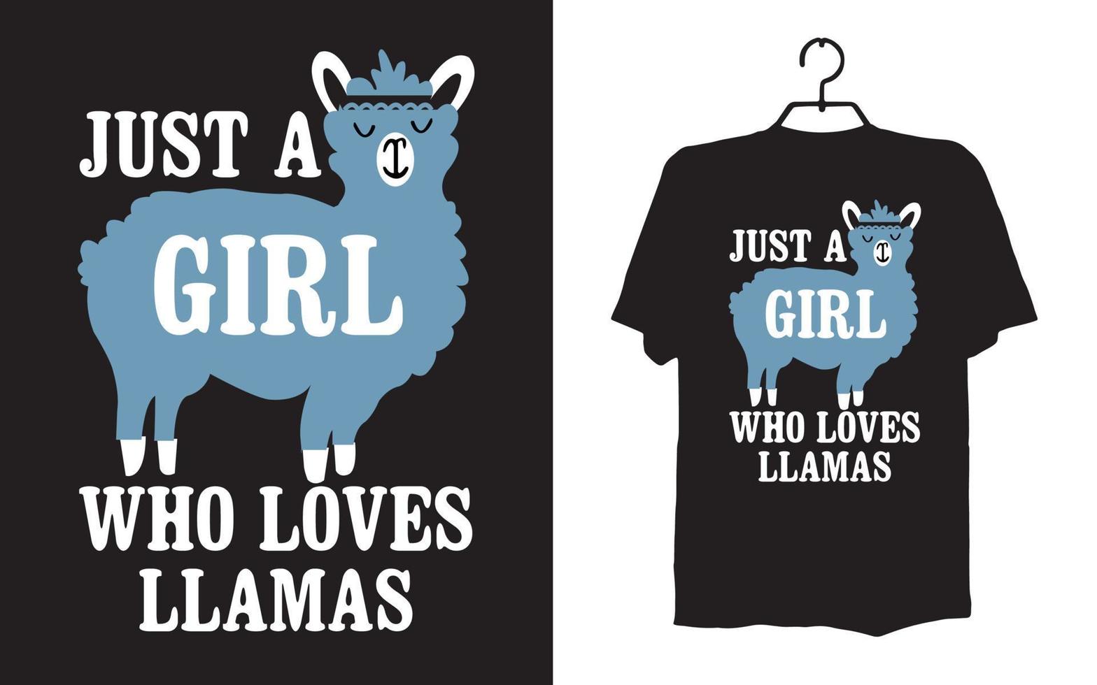 Print llama t shirt designs vector