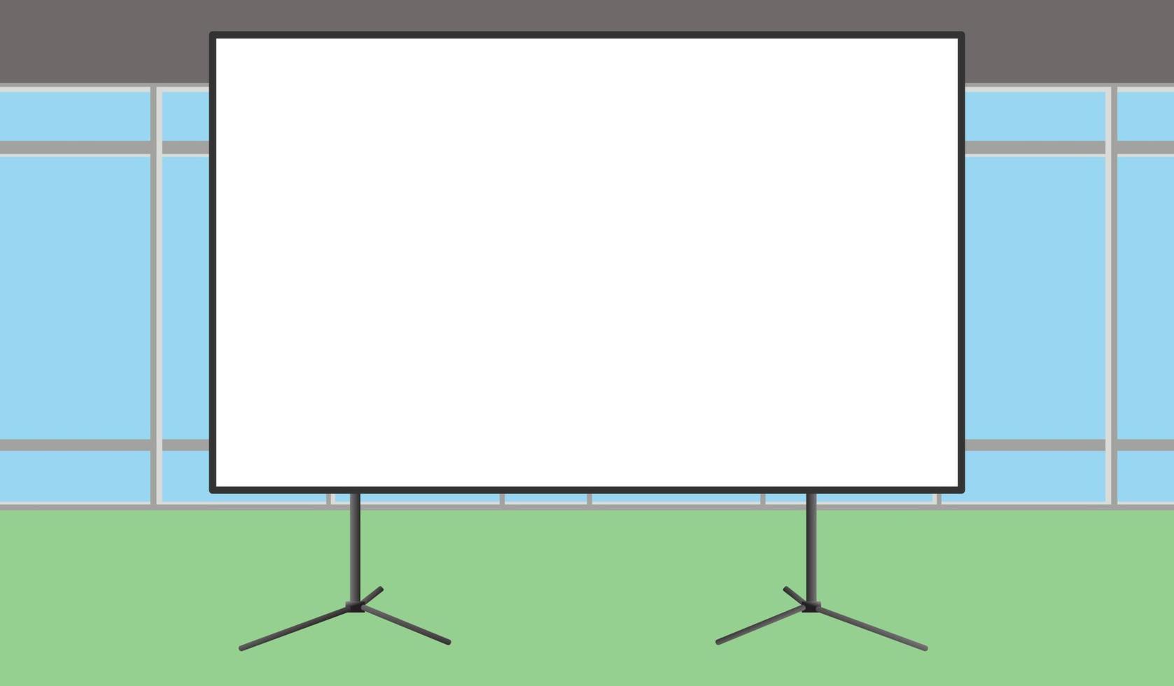 Whiteboard 4 in office window background for copy space background , wallpaper , ads , announcement , advertisement and other vector