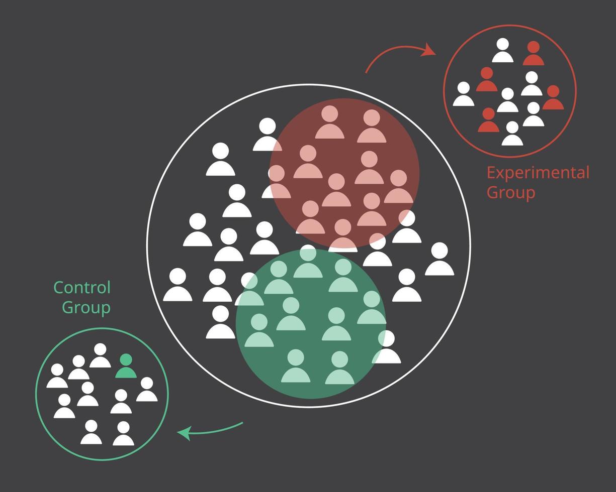 random assignment of the experimental and control groups