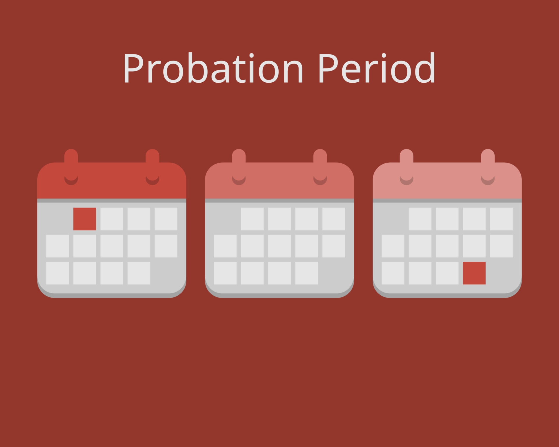 Probation Period of time for new employee to vector 7386780 Vector Art at Vecteezy