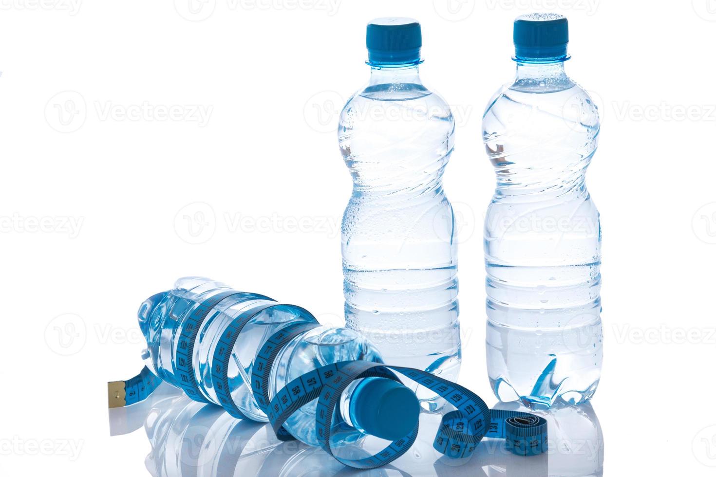 Bottles with water photo