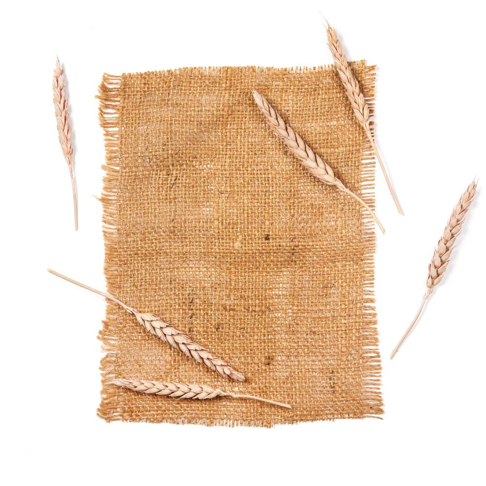 Sackcloth and wheat photo