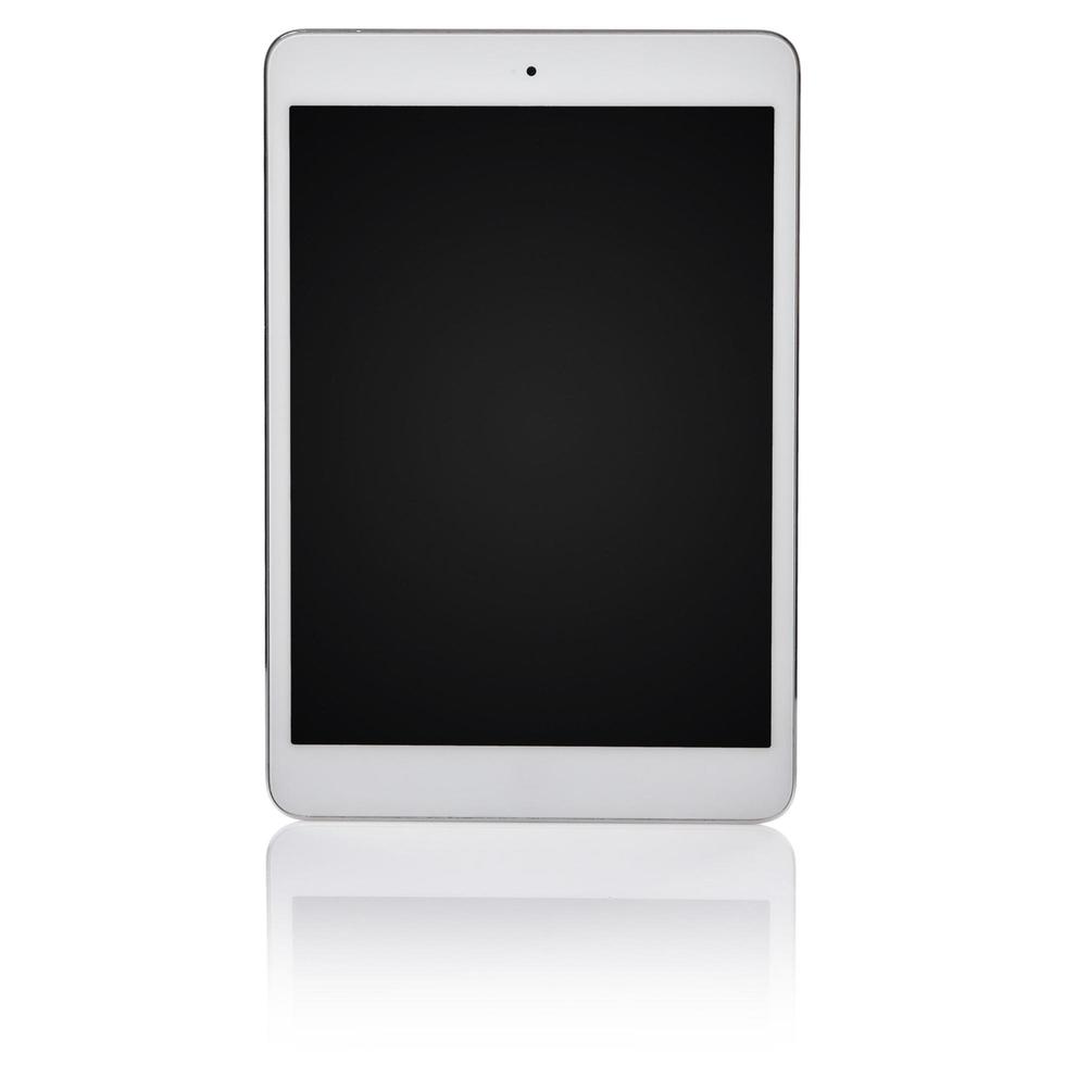 White tablet pc photo