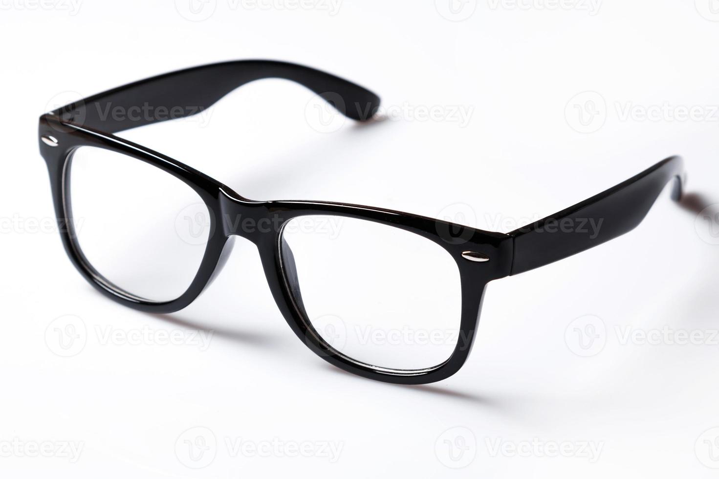 Eyeglasses with black rim photo