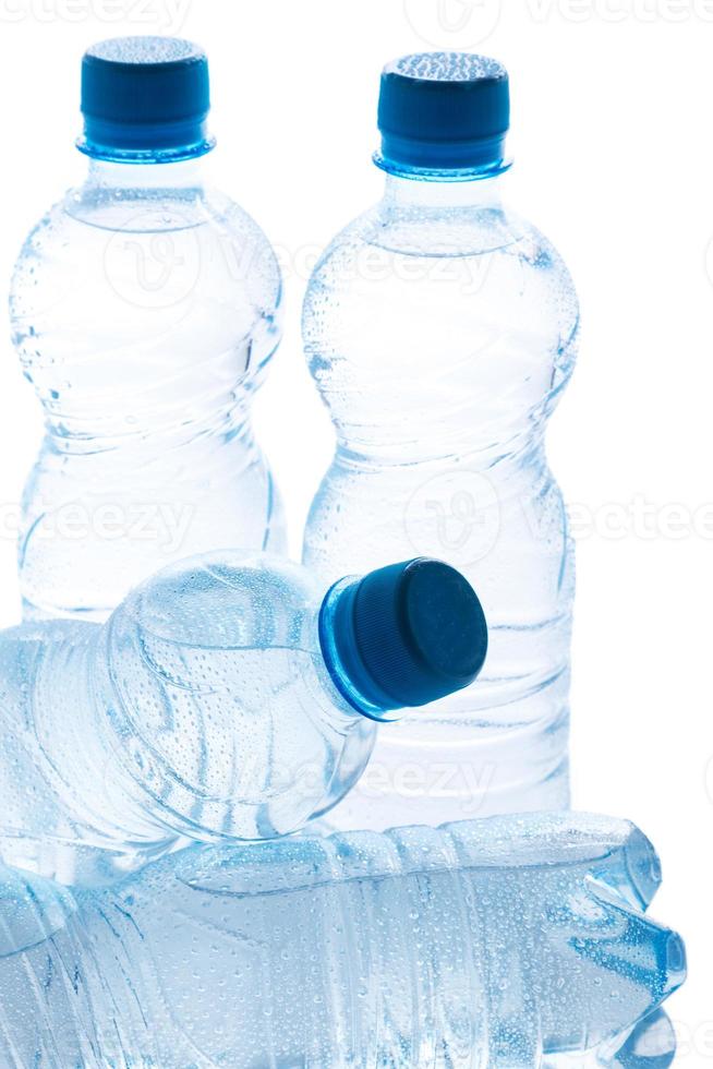 Bottles with water photo