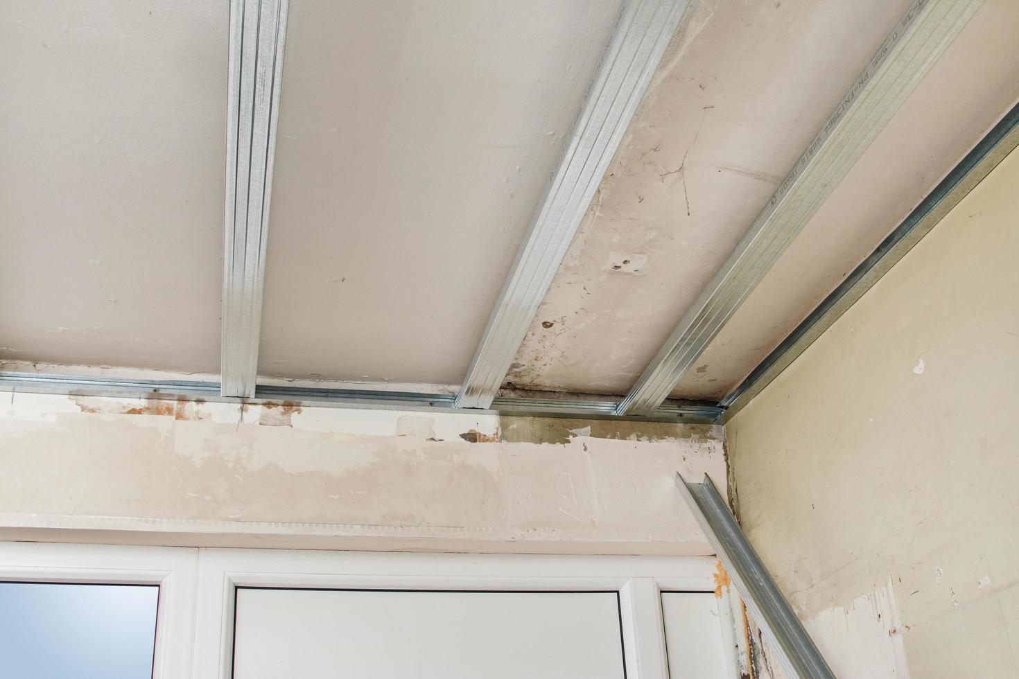 Structure for a drywall ceiling photo