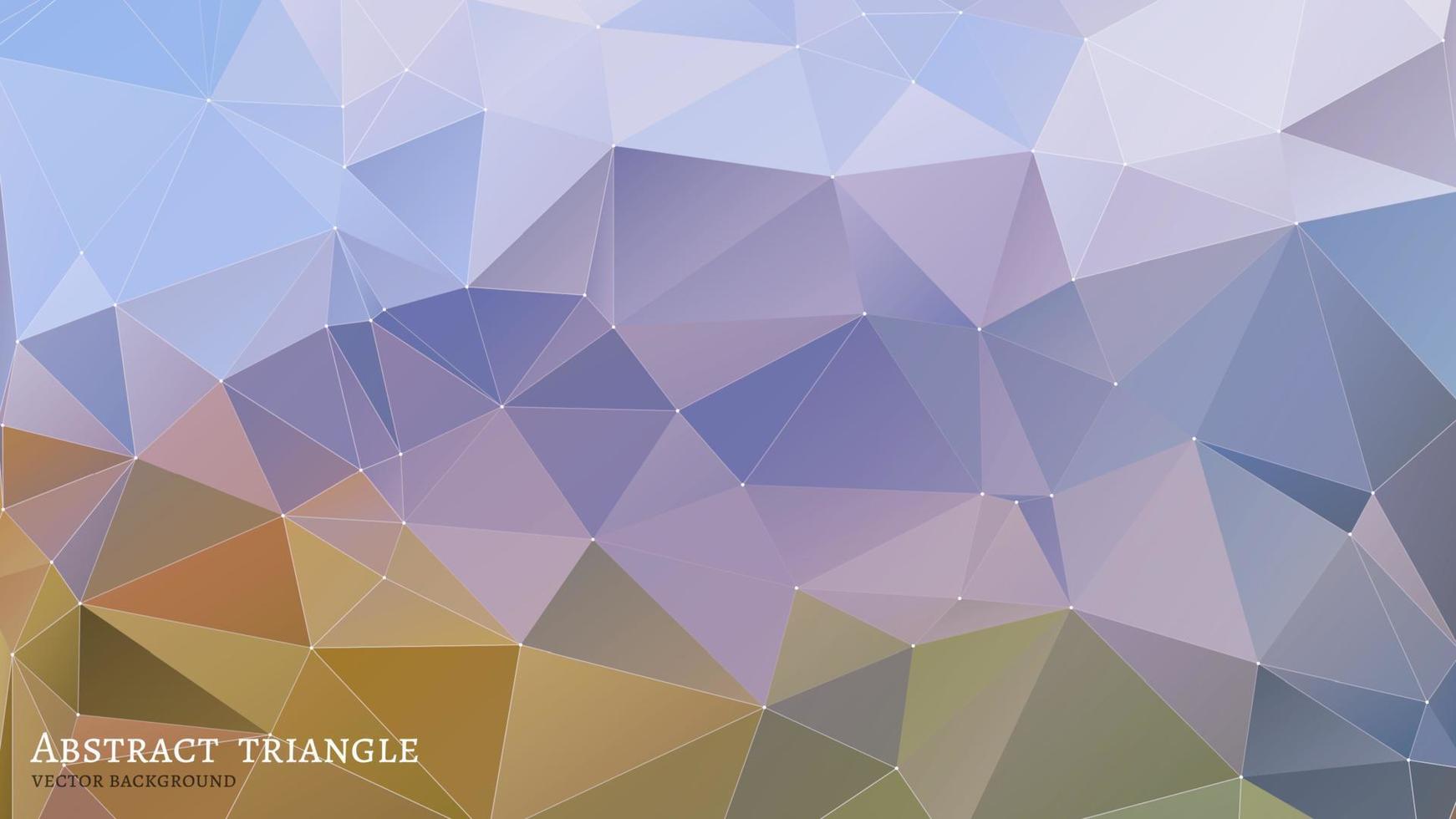 Abstract Triangle Geometrical Multicolored Background, Vector Illustration