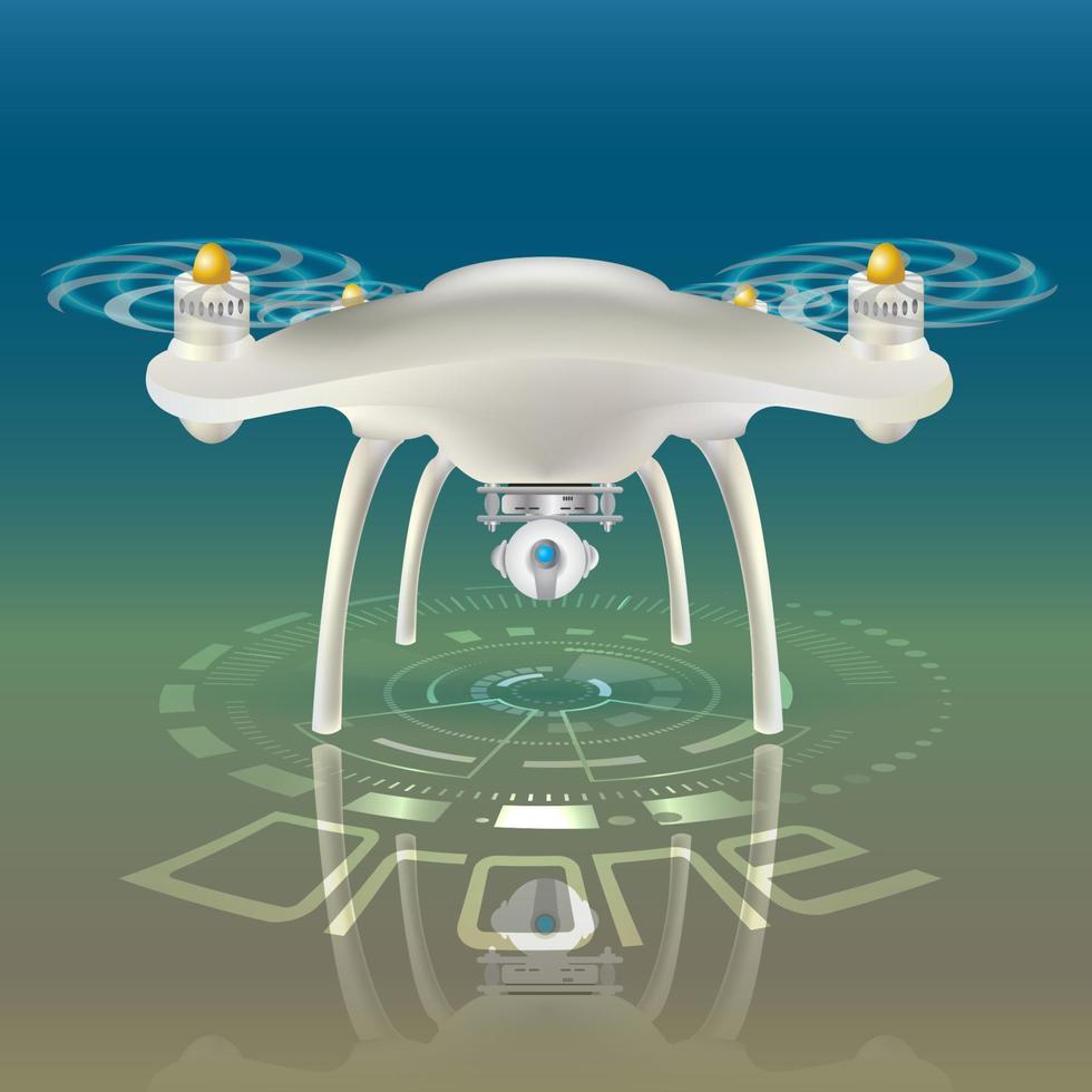 Camera Drone illustration vector