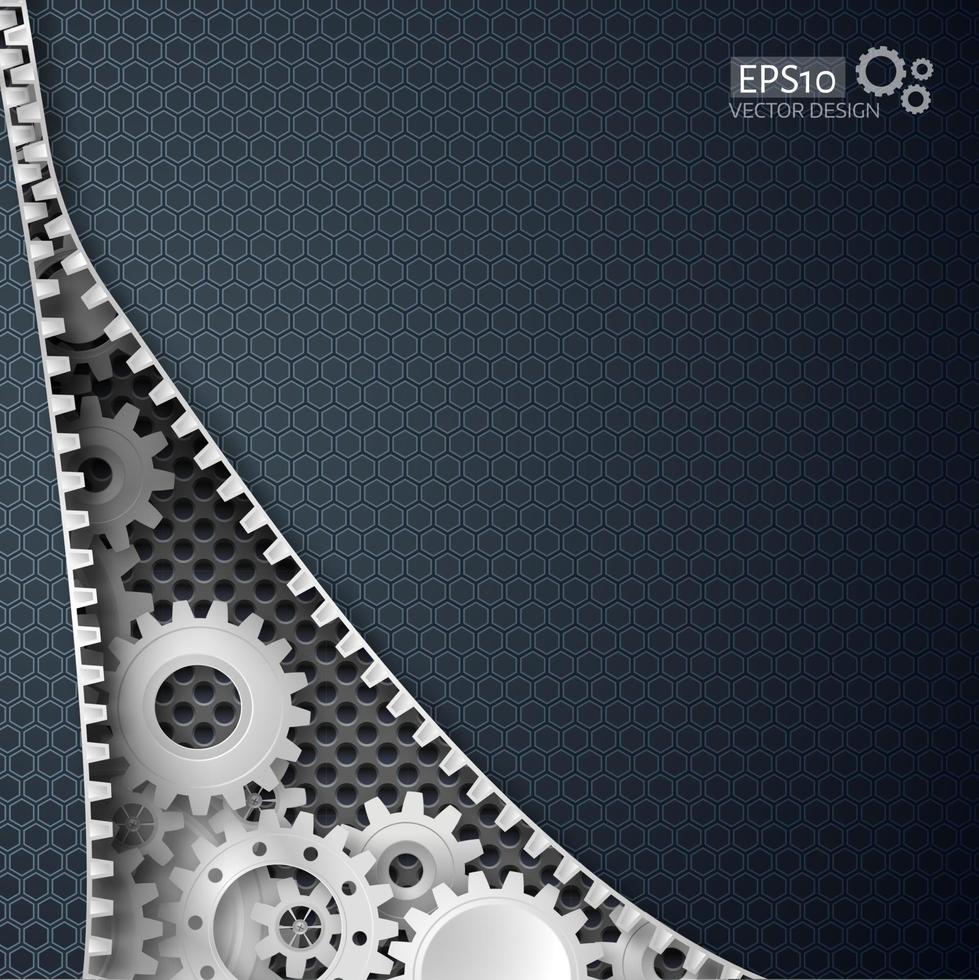 Vector illustration of abstract technology background