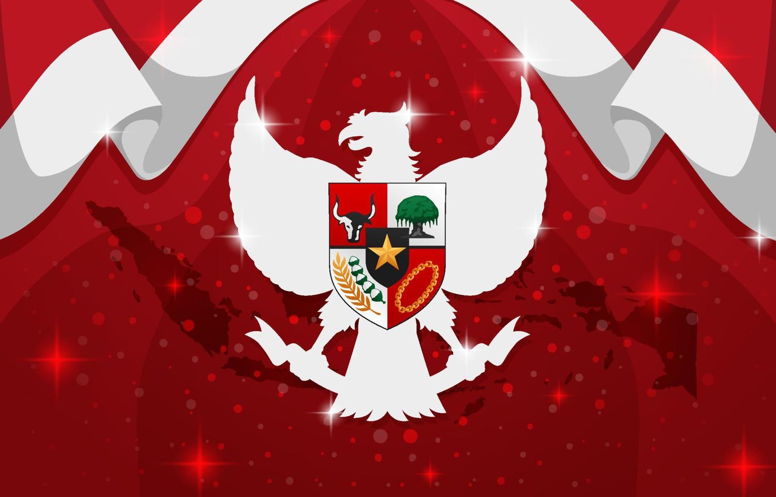 Hari Lahir Pancasila Background vector