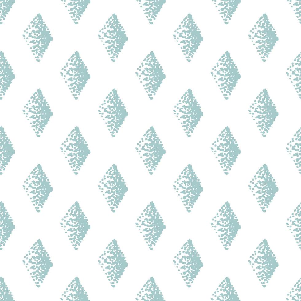 Rhombuses of dots seamless vector pattern for fabric, wrap, textile, wallpaper, clothing. Vector rhombuses of dots seamless pattern. Point to point.