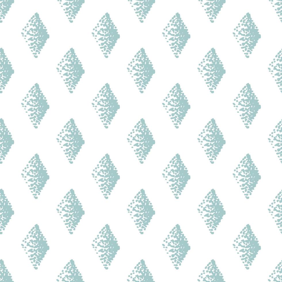 Rhombuses of dots seamless vector pattern for fabric, wrap, textile, wallpaper, clothing. Vector rhombuses of dots seamless pattern. Point to point.