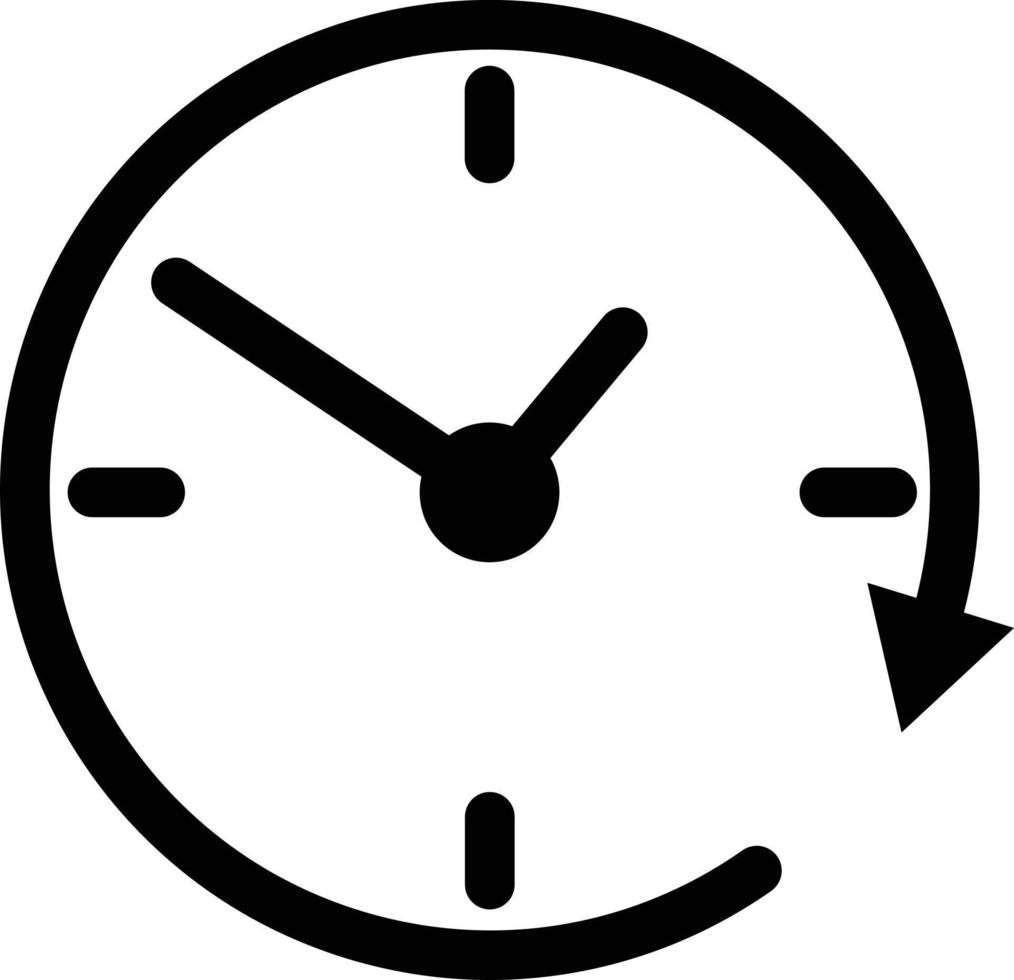 Asistencia 24 horas. símbolo del reloj icono de reloj vector