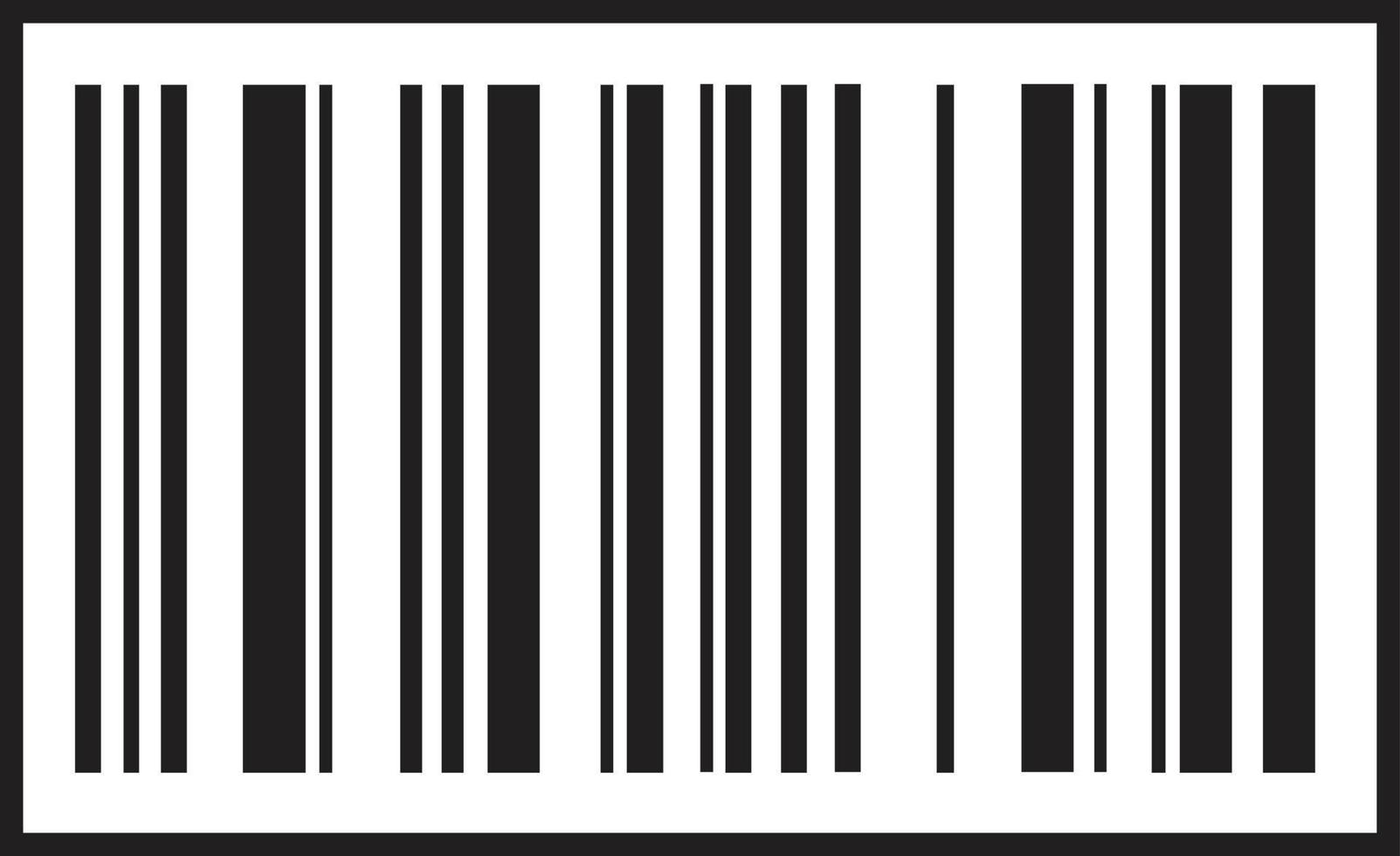 barcode icon. black bar code icon. symbol about shopping concept. vector