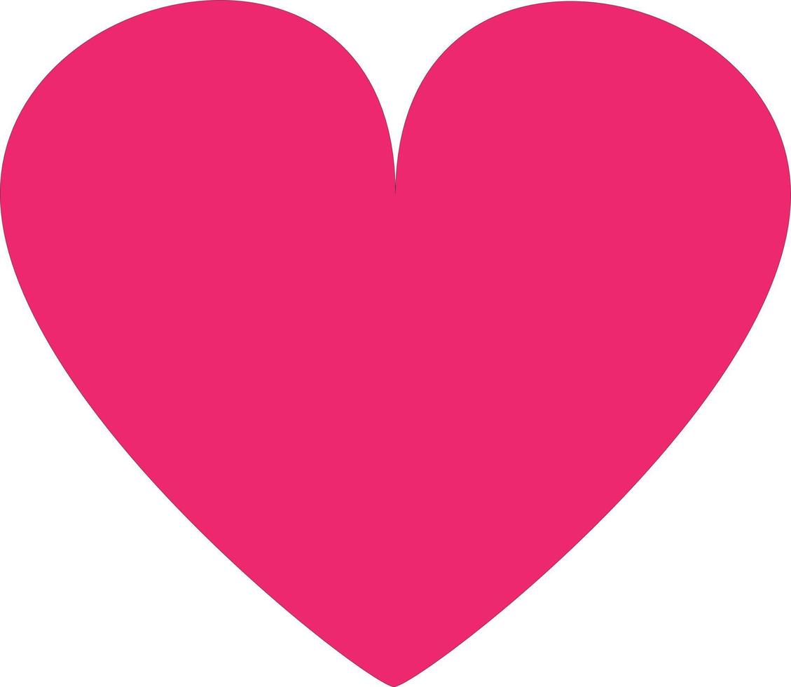 Pink glossy heart icon. heart sign. vector