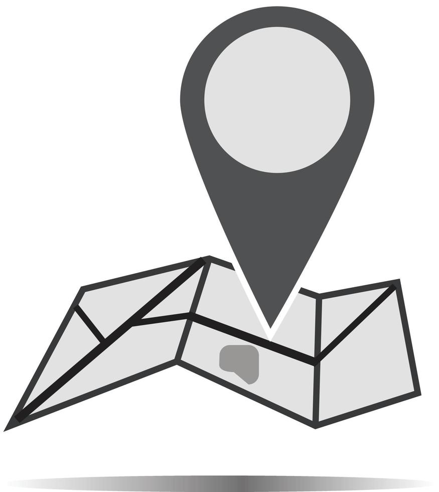 Pin on map sign. map icon.. map pin symbol. 7388534 Vector Art at Vecteezy