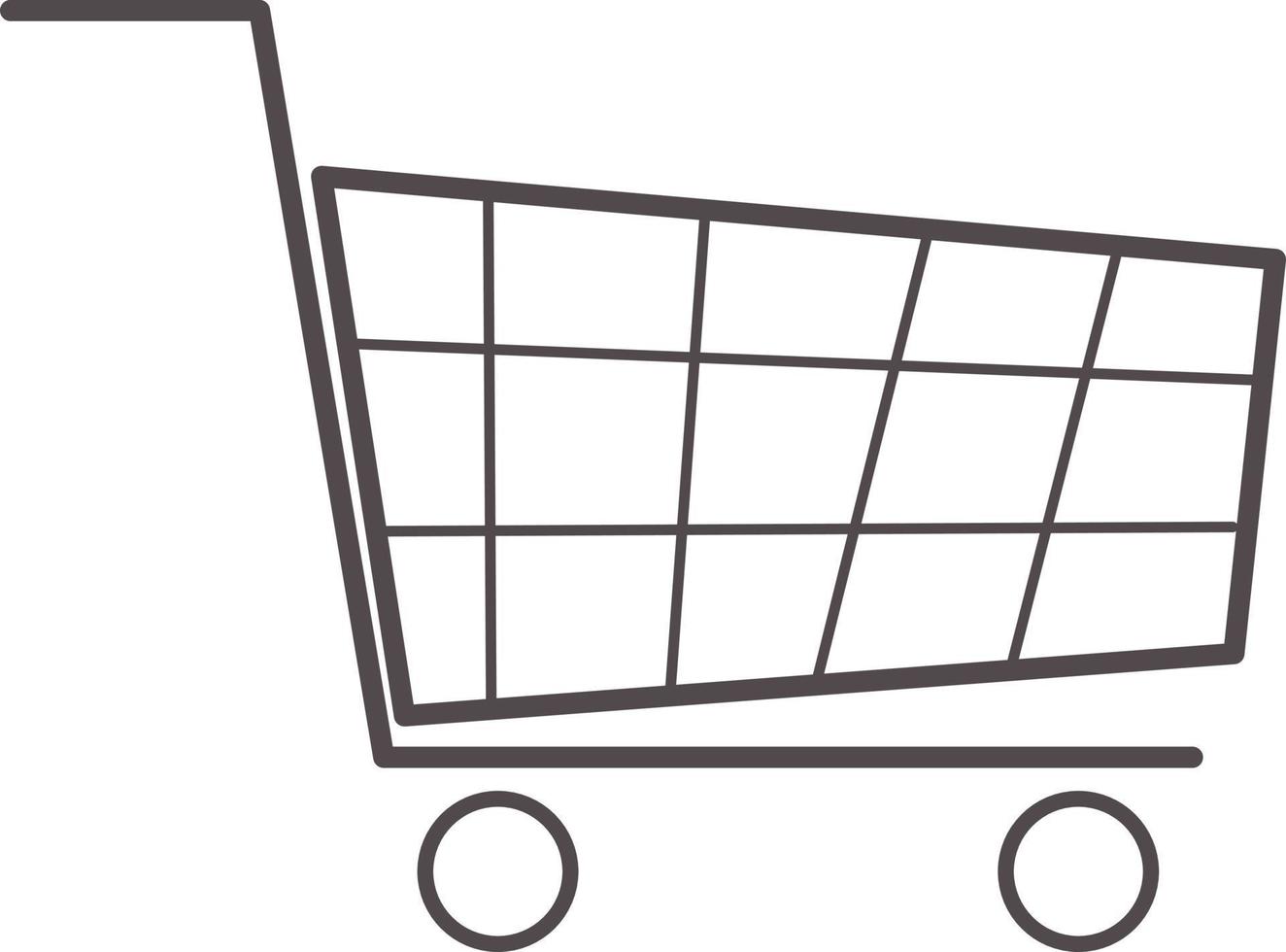 Shopping cart icon. Shopping cart symbol. Shopping cart sign. vector