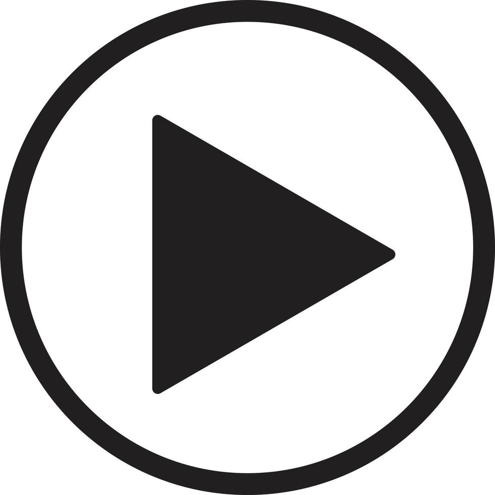 play sign. play button. play symbol. vector