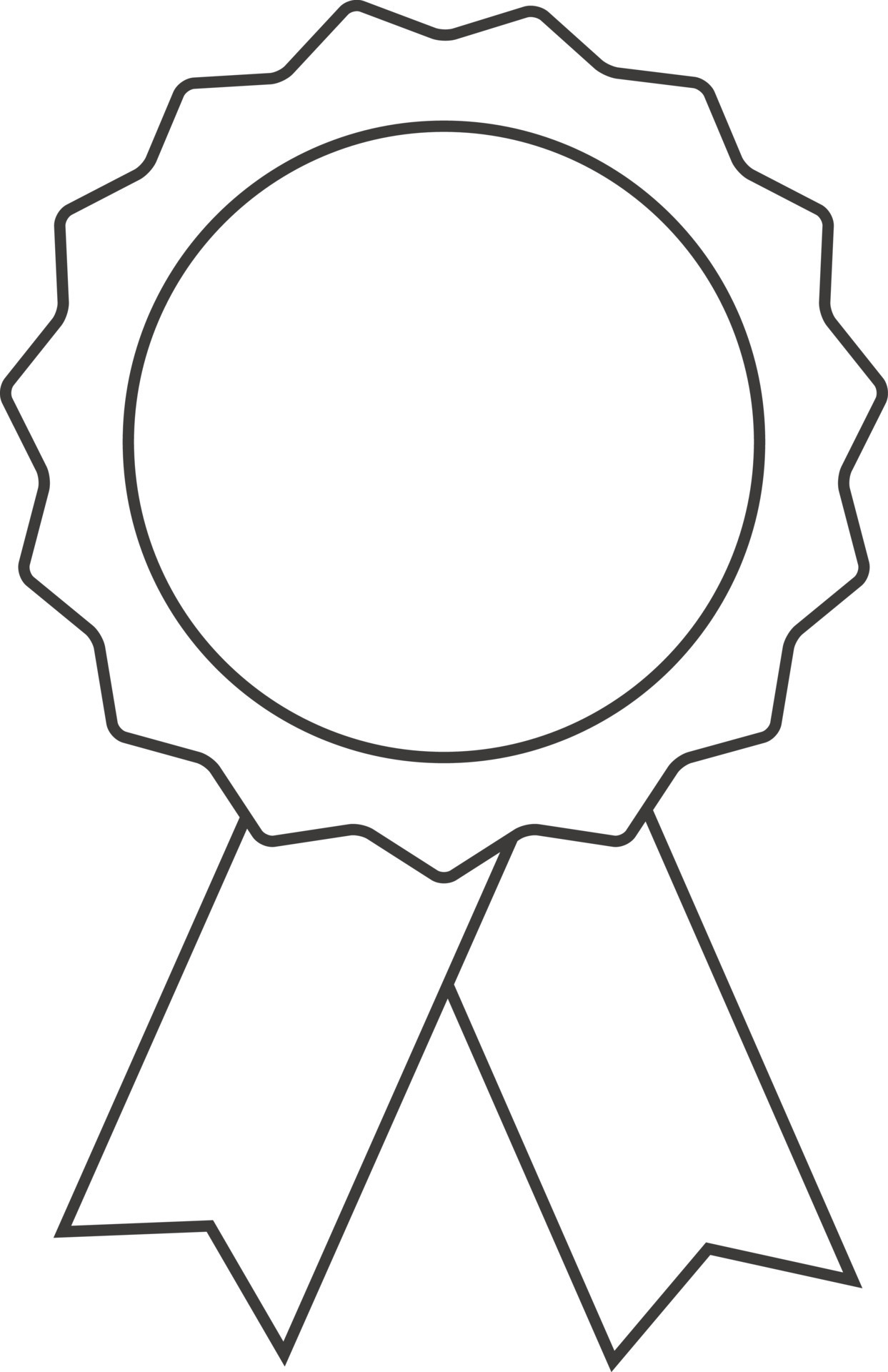 award ribbon coloring pages