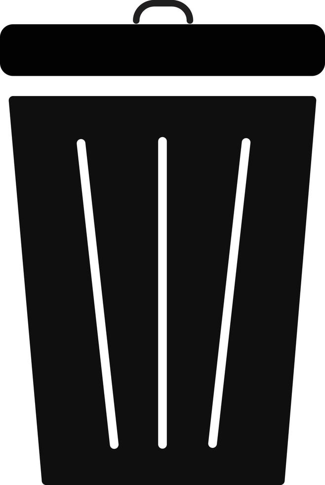 Trash icon. bin sign. bin symbol. trash sign. vector