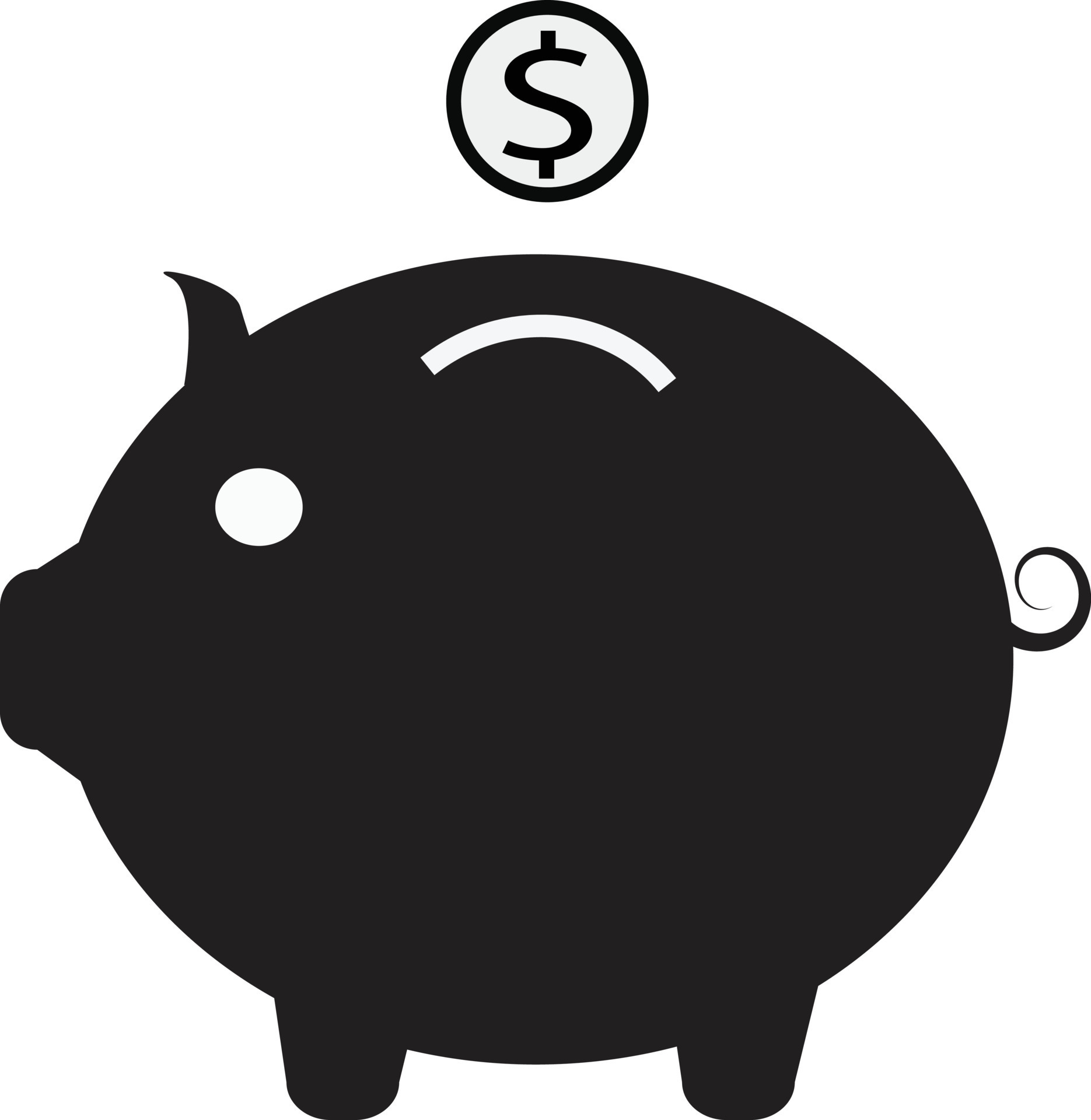 piggy bank icon. piggy bank sign. piggy bank symbol. 7388840 Vector Art