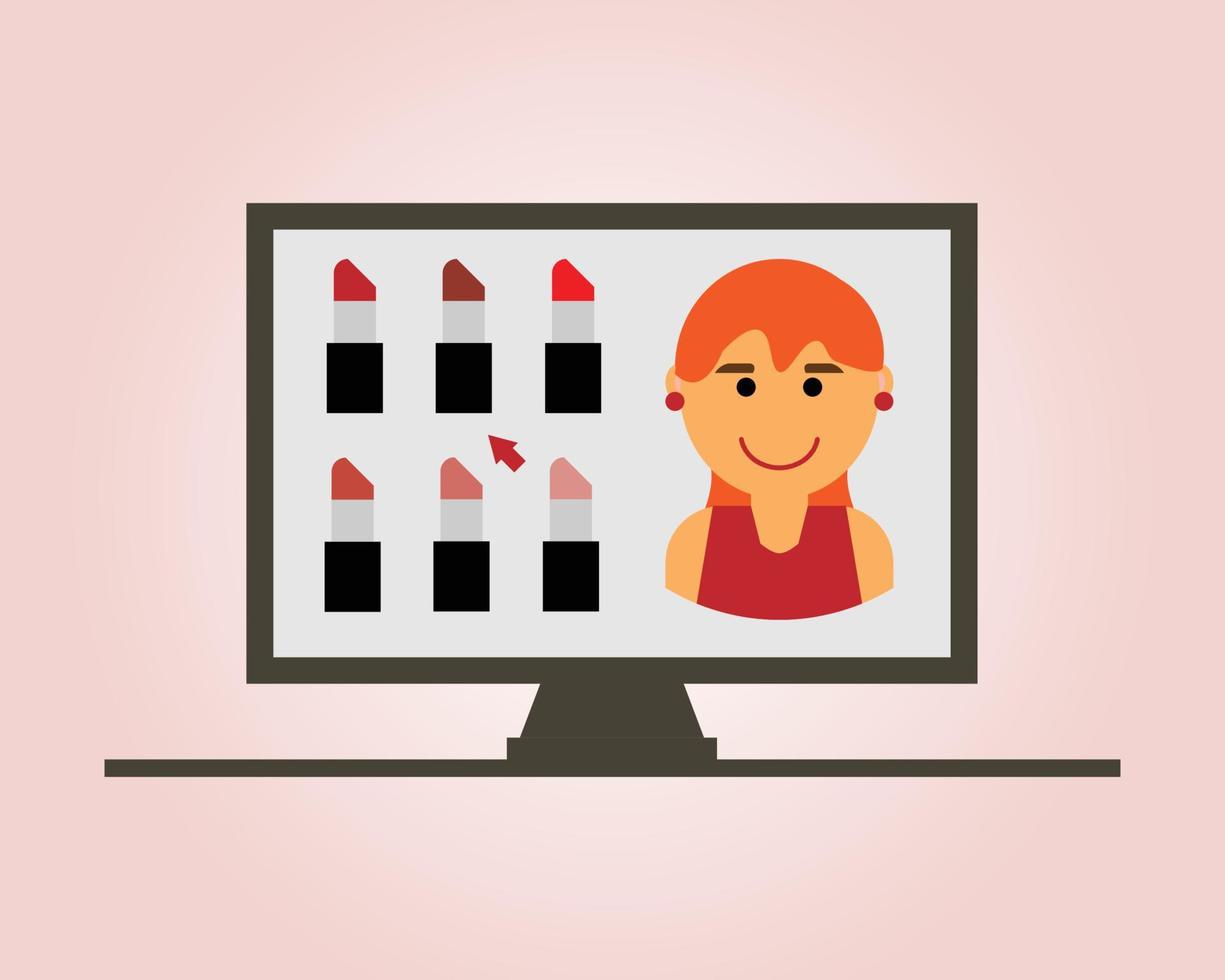 aplicación virtual o tecnología para ayudarte a ver el color del maquillaje en tu cara antes de comprar vectores cosméticos 7388879 Vector en Vecteezy aplicación virtual o tecnología para ayudarte a ver el color del maquillaje en tu cara antes de comprar vectores cosméticos 7388879 Vector en Vecteezy