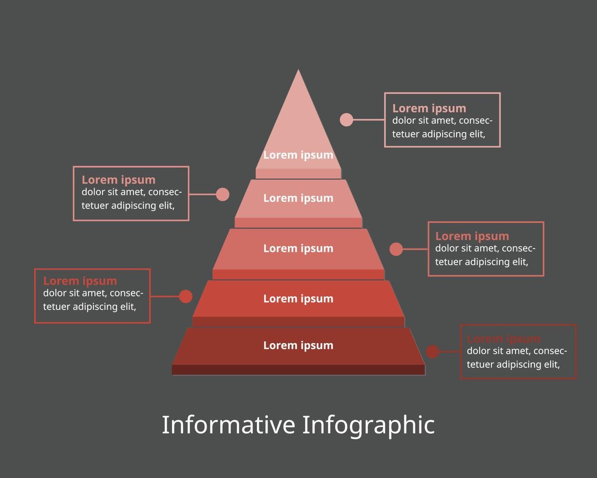 informative Infographic template for business. step diagram for presentation vector infographic
