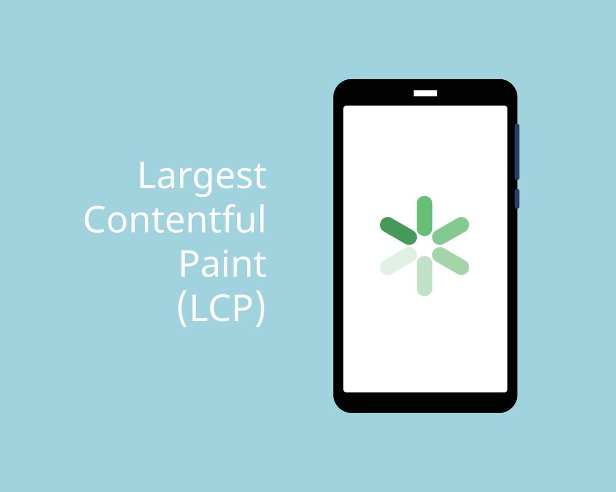 core web vitals for Largest Contentful Paint vector