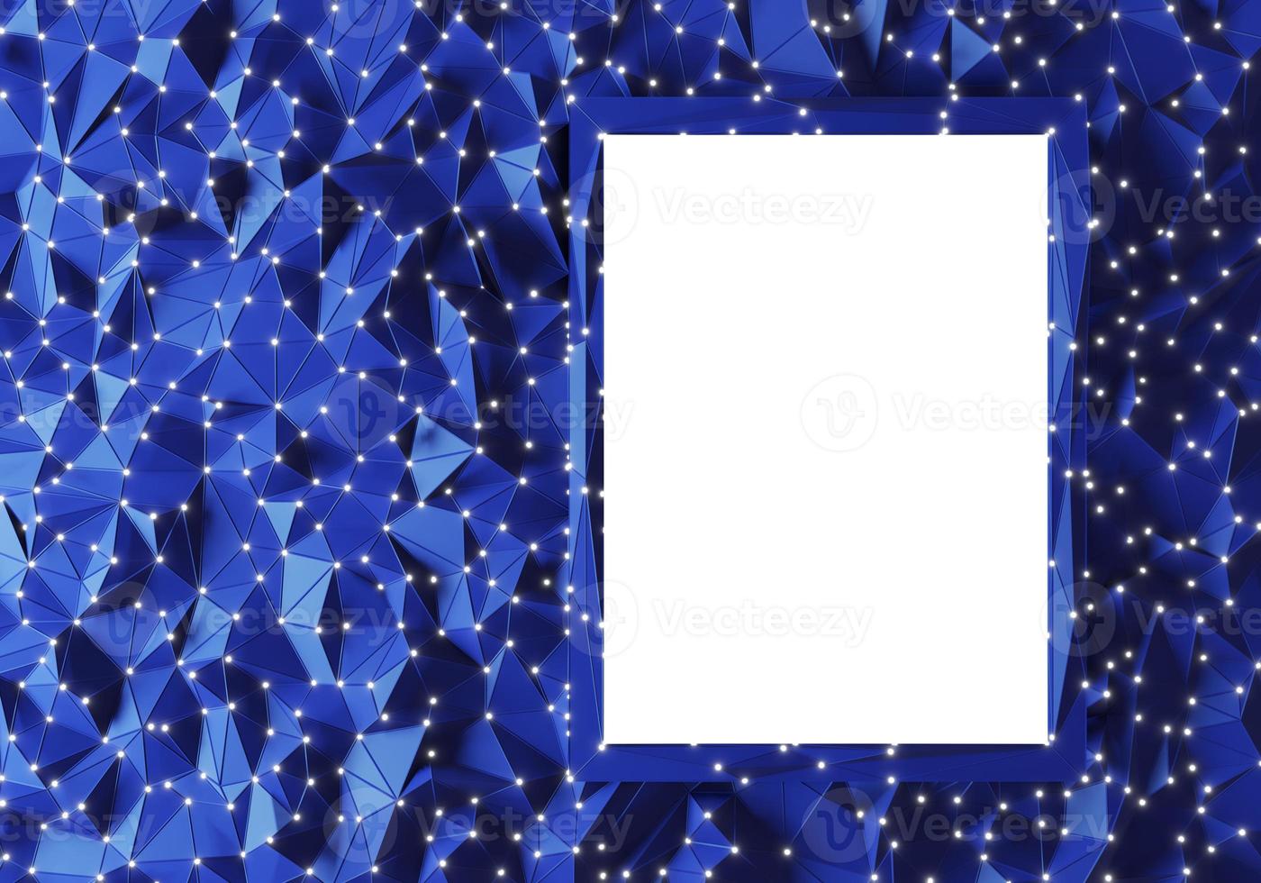 polygonal with frame photo