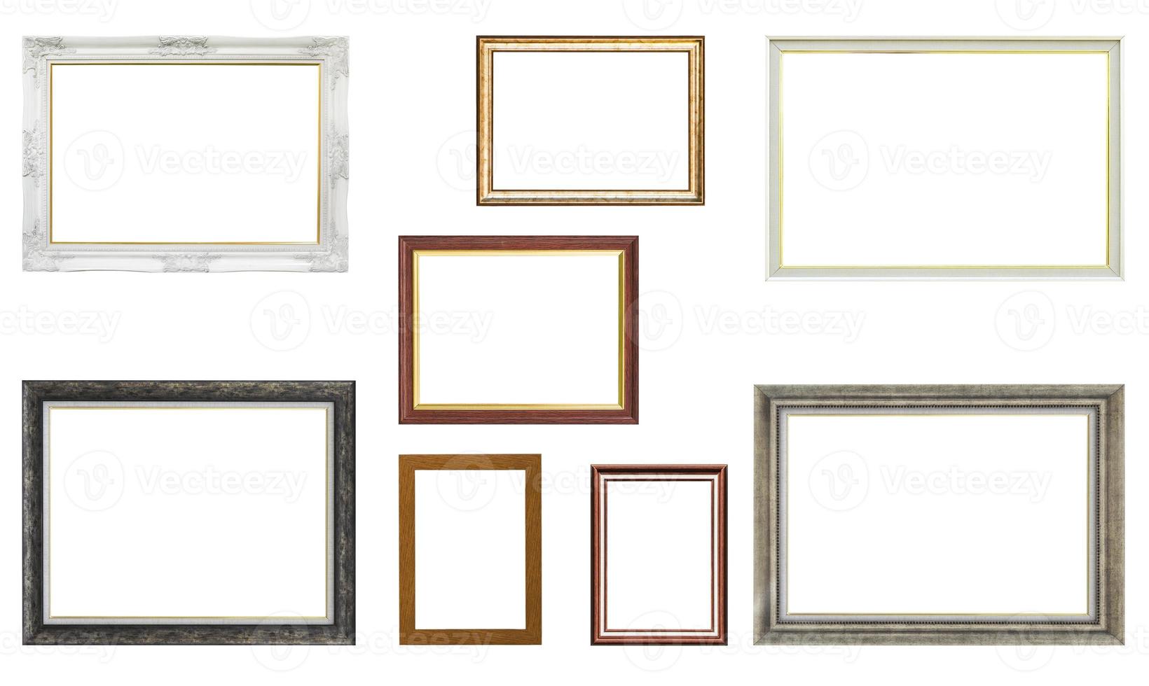 Wooden vintage frame photo